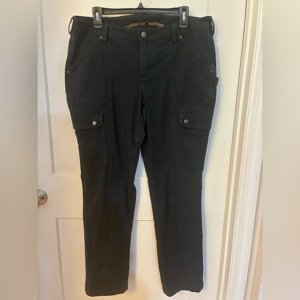 Women's DuluthFlex Fire Hose Slim Leg Cargo Pants - Navy